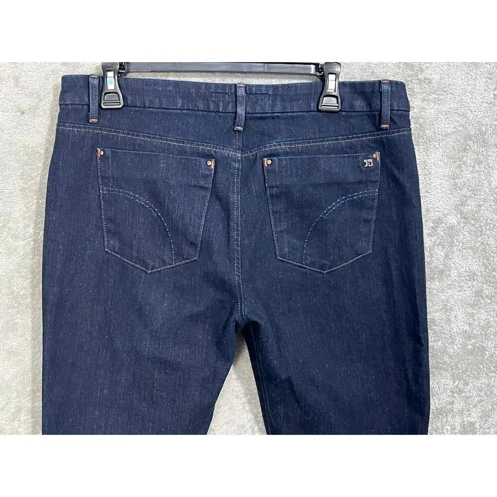 Joes Jeans Size 31x33 Womens Flare Leg Dark Wash Mid Rise Tall Preppy Work Wear